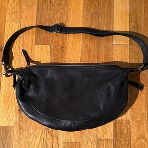 LATICO Callie Black Leather Sling Bag